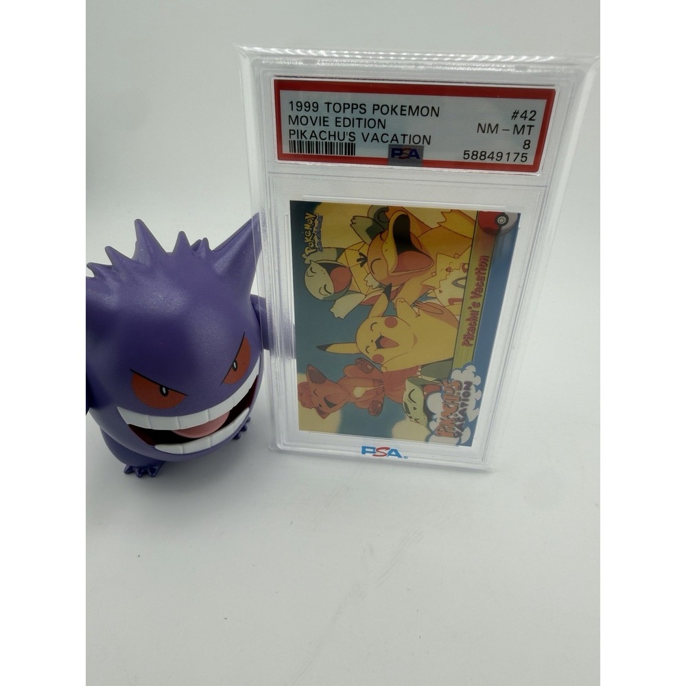 1999 TOPPS POKEMON THE MOVIE EDT #42 MOVIE EDITION PIKACHU'S VACATION - Picture 3 of 9